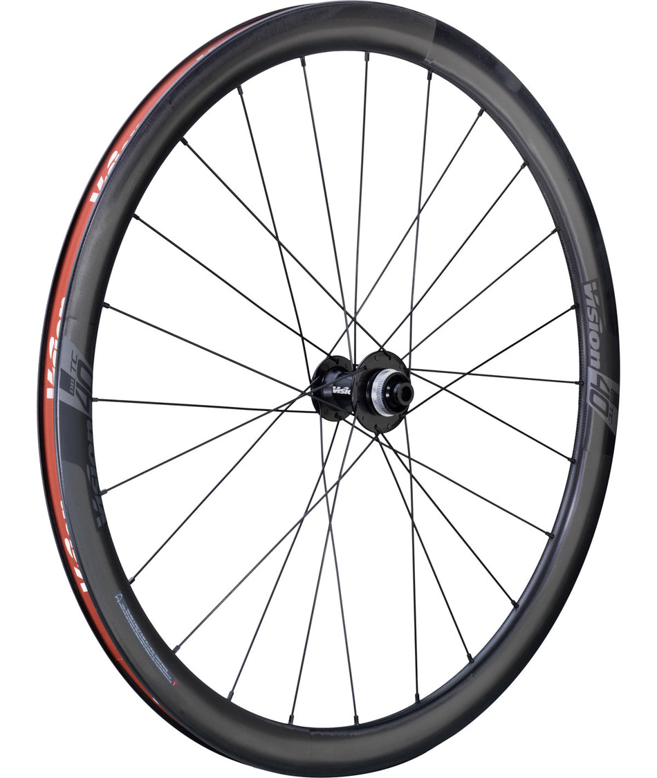 Koła Vision TC 40 DB opona bezdętkowa centerlock