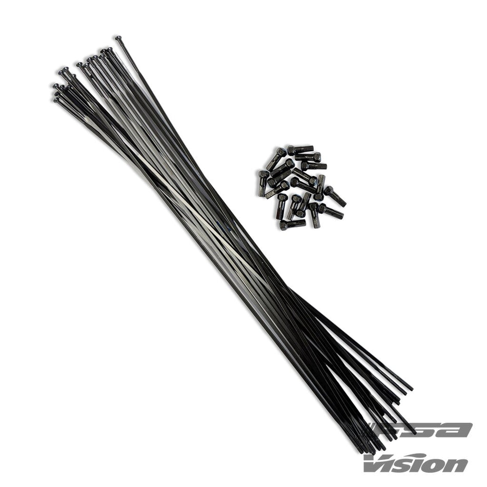 Zestaw szprych Vision Metron 55 DB 272-256-249-264 mm