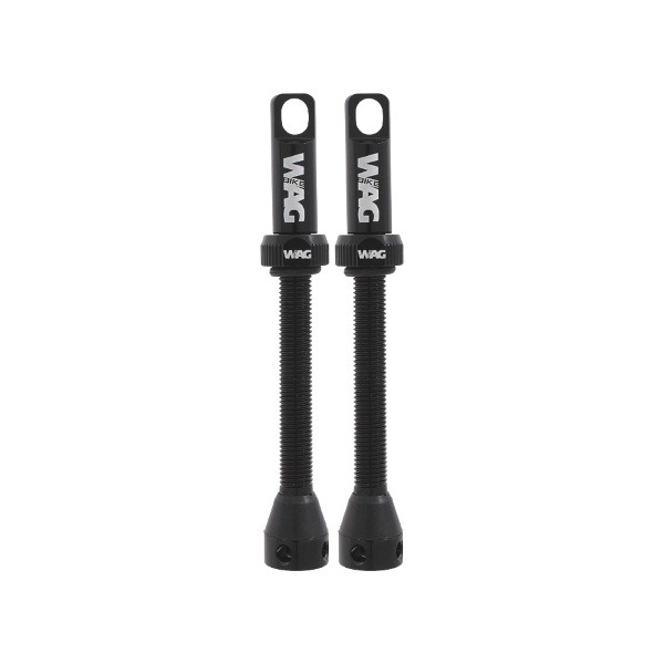 Wag - Pair of Aluminum Tubeless Valves - 60mm