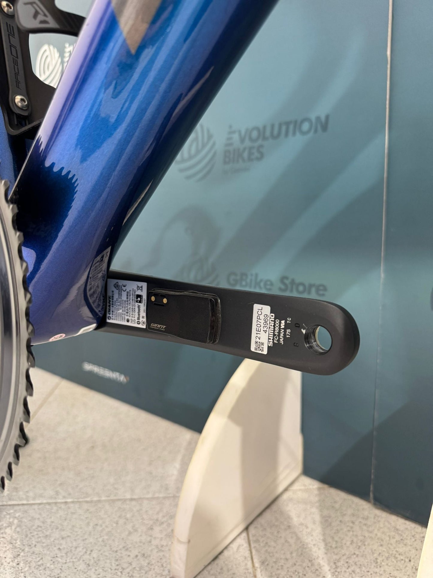 Taille du disque géant TCR Pro Di2 L - Utilisé