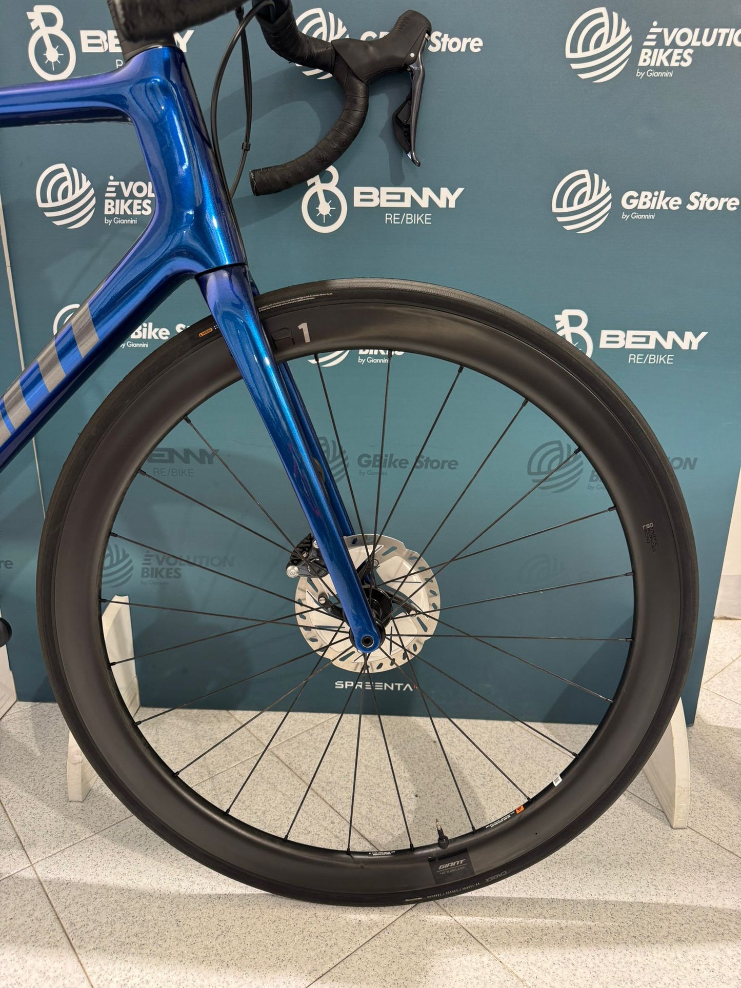 Taille du disque géant TCR Pro Di2 L - Utilisé