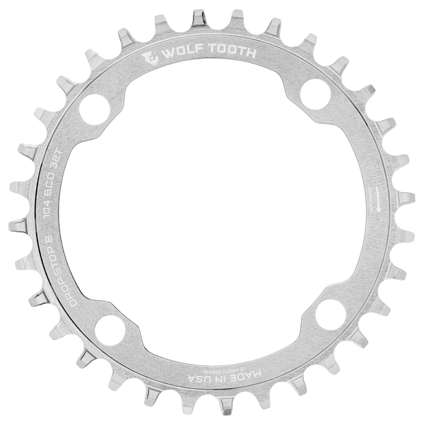 Wolftooth - 104 BCD 4-BOLT 1X 11-12V CHAINRING
