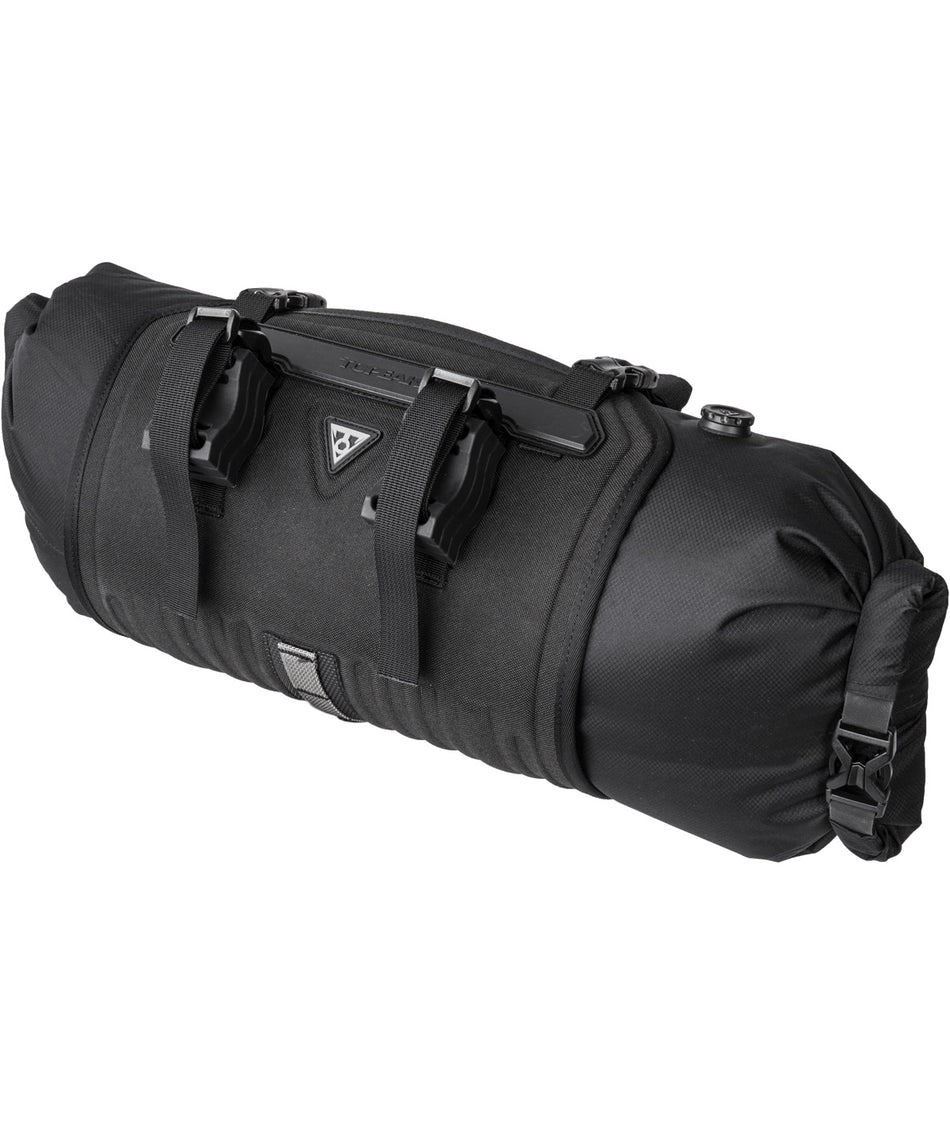 Topeak FrontLoader 8L Waterproof Handlebar Bag with Velcro Straps and Black Buckles