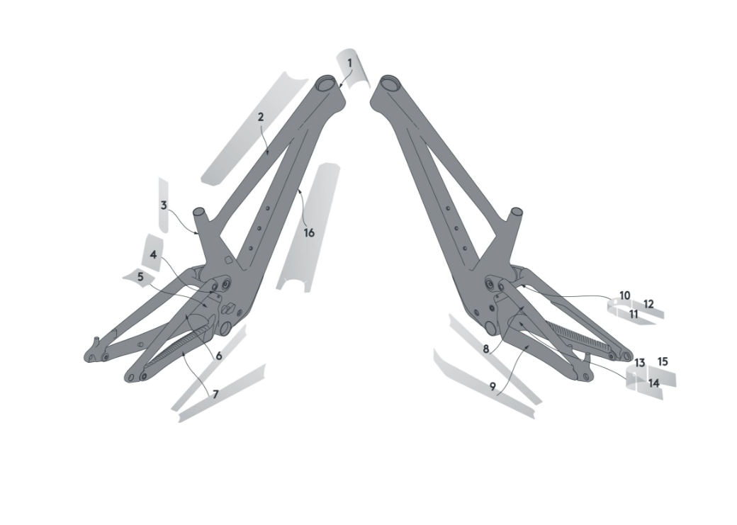 Kit Protezione Telaio Syncros Per Genius Carbon