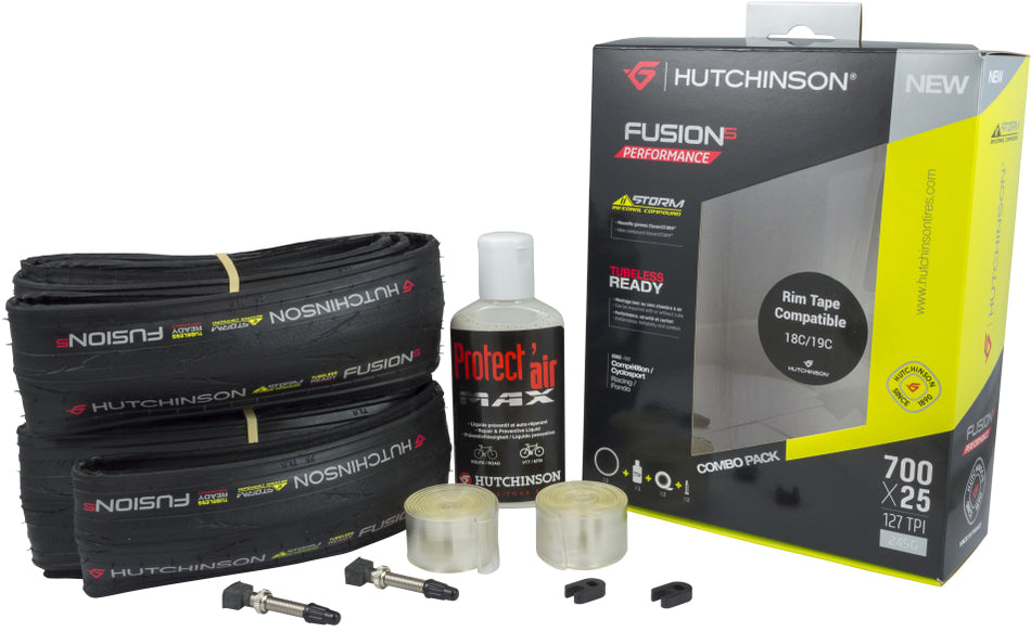 Hutchinson Fusion 5 Performance Tubeless zestaw 700x25