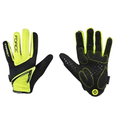 Mănuși de forță MTB vizează Black-Jel Fluo