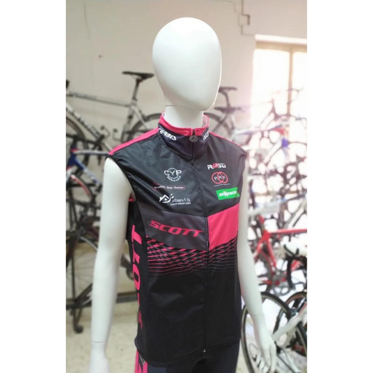 Damnicate Cycling Scott Team Rosti, Black Rose-White Color