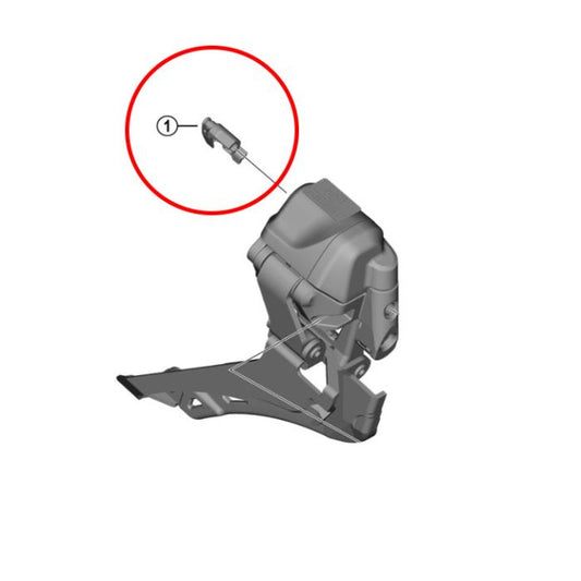 Shimano Dura Ace DI2 FD-R9250 12v Umwerferstiftabdeckung