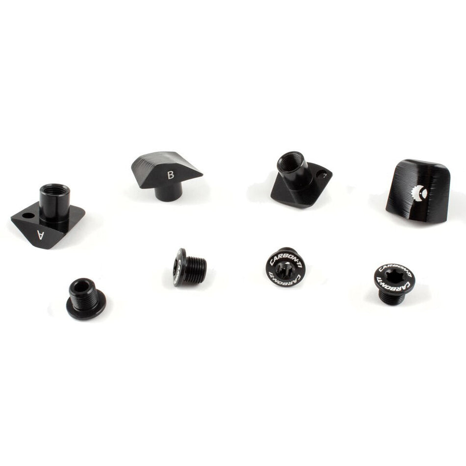 Zestaw śrub i nakładek Carbon Ti X-Cover Shimano Dura Ace 9200