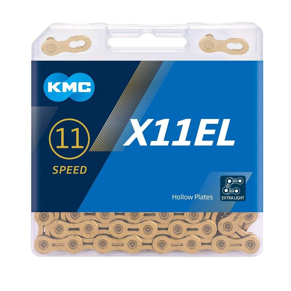 Łańcuch KMC X11EL Ti-N Gold 11-rzędowy