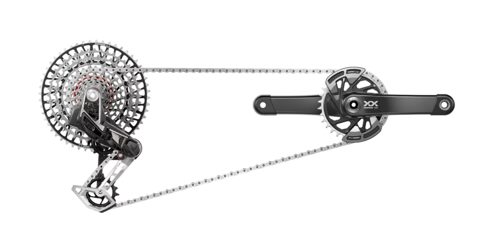 Grupa Sram XX Eagle Transmission T-Type AXS z licznikiem mocy