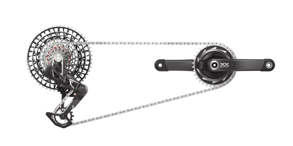 Grupa Sram XX SL Eagle Transmission T-Type AXS z licznikiem mocy
