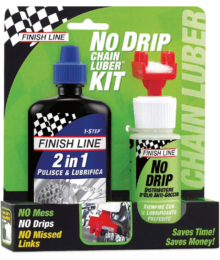 Zestaw No Drip Finish Line Czyści i Smaruje 2 w 1 - 120 ml