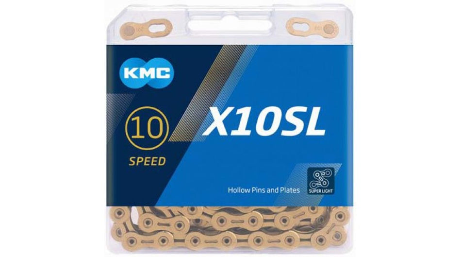 Łańcuch KMC X10SL Gold 10-rzędowy 114 ogniw